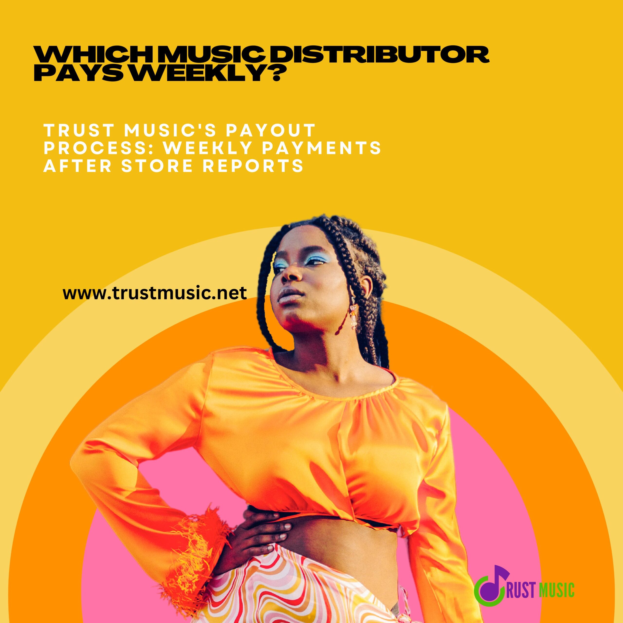 Which Music Distributor Pays Weekly? Trust Music is number 1 in weekly payout